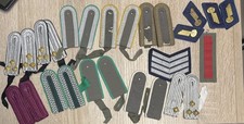 Schulterklappen Konvolut, NVA  Effekte, Sammlung, Reichsbahn DDR