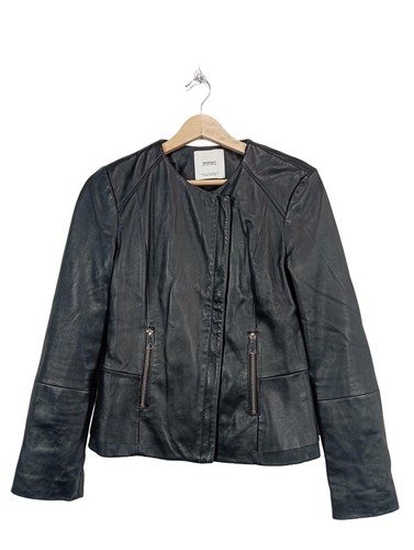 Mango lederjacke damen - mango,