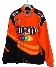 JH Design M&M's Jacke 4XL orange Herren NASCAR Racing Full Zip bestickt