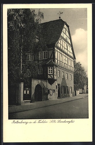 Ansichtskarte rotenburg d - ansichtskarte,