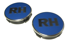 2 Stück NABENDECKEL Felgendeckel Nabenkappe für RH blau ca. 54mm