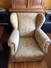 Ohrensessel Sessel Relaxstuhl Loungesessel Design Klassischer 1 Sitzer Barock