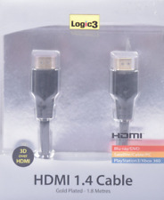 Logic3 Highspeed HDMI Kabel 3D Gold 1,8m für Fernseher Kosnole TV LG097