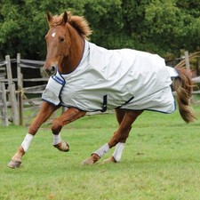 Bucas Power turnout extra High Neck  in silber, Weidedecke, Outdoordecke -  NEU