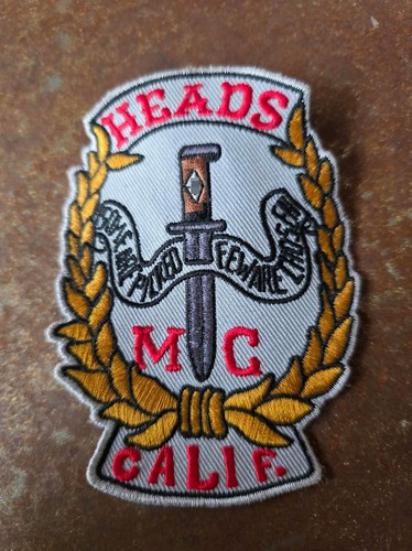 Biker patch heads - patch, mc