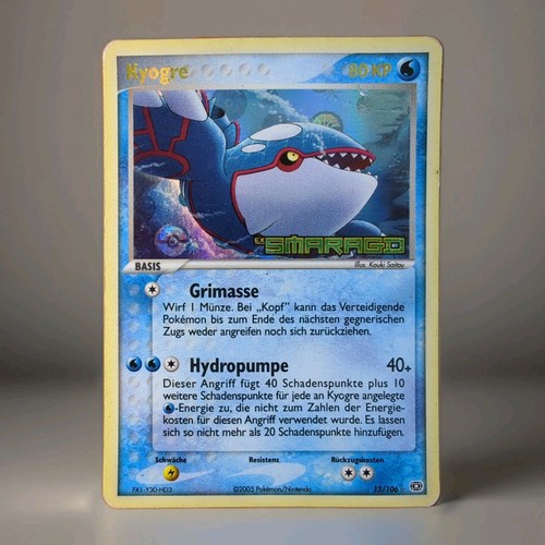 Kyogre stamped reverse holo - stamped,