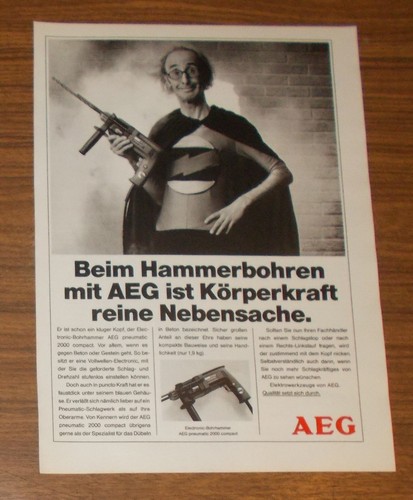 Seltene werbung aeg pneumatic - seltene,