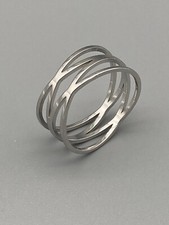 Ringe 6mm 8mm 10mm aus Edelstahl für Damen Herren Größen 16-23 (Größe 50 - 73)