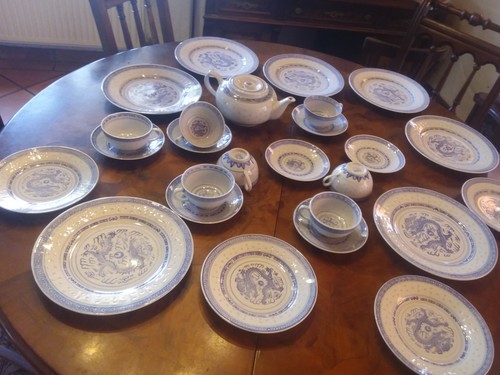 China tee set reiskorn drachen - china,