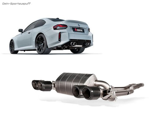 Akrapovic slip titan - slip-on, duplex