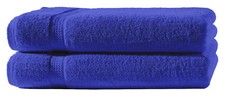 2 Badetücher royal blau