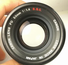canon fd 50mm 1.4 s.s.c.