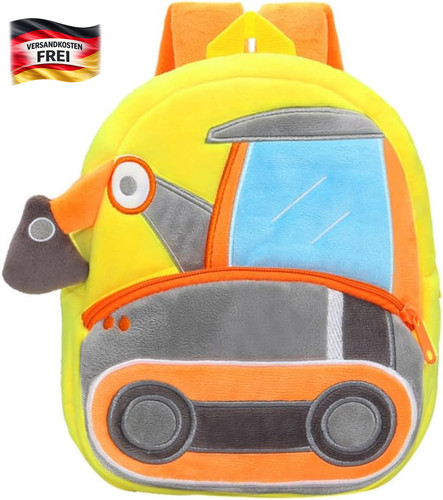 Kinderrucksack bagger plüsch - kinderrucksack,