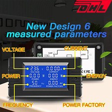 DC/AC Digital Monitor LCD Volt