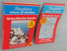 Baedekers Reiseführer Griechische Inseln mit Landkarte. Kreta Naxos Santorin