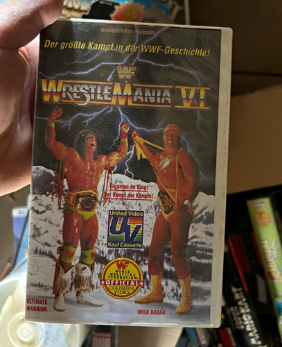Wwf wrestlemania vhs - wrestlemania,