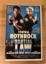 Martial Law - Cynthia Rothrock, David Carradine, Chad Mcqueen - FSK 18  - VHS