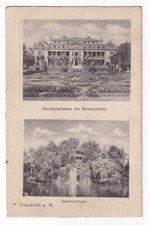 AK Frankfurt, Palmengarten, Gesellschaftshaus und Schweizerhaus, 1907, gelaufen