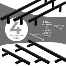 Möbelgriffe schwarz metall