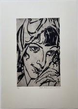 Max Ackermann, Frauenkopf