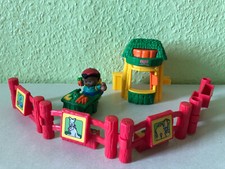 Fisher-Price Kleinkind Spielzeug Zoo Bauernhof 7 Teile - wie neu -