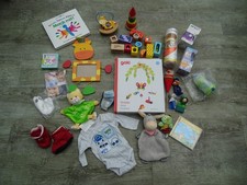 XL Sammlung Konvolut Goki Mobile Spielzeug Erstlingsaustattung Baby Flasche