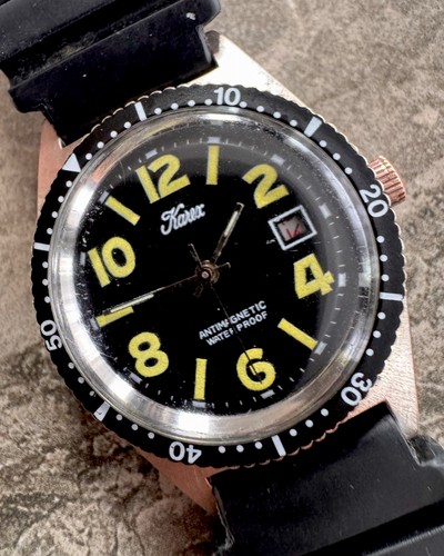 Vintage karex diver style uhr - style,