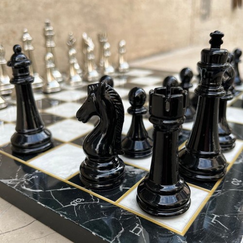 Großes schachspiel marmor - großes,