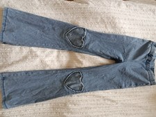 h&m 128 Mädchen Jeans Herz