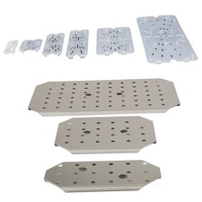 GN-Behälter Einlegeböden Abtropfgitter gelocht 1/1 1/2 1/3  1/4 1/6 1/9 