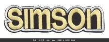 SIMSON Aufnäher Patches Motorrad Moped Schwalbe S50 Star Duo Suhl Deutschland