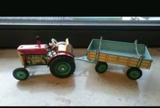 KDN TRAKTOR BLECHSPIELZEUG TRAKTOR ANHÄNGER