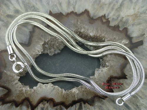 Silberkette halskette snake - silberkette,