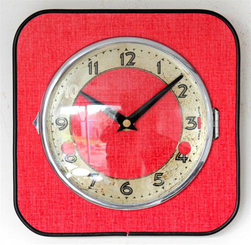 Neu 21cm rote retro - 21cm, wanduhr