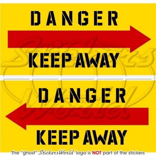 Danger keep away hubschrauber - danger,