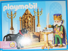 Playmobil Traumschloss / König mit Thron und schwarzem Panther 4256 mit OVP