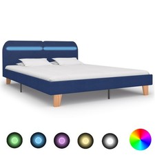 Polsterbett mit LED Stoff Bett