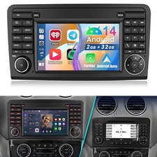 Für Mercedes Benz ML/GL Klasse W164 X164 Android 14 Autoradio Apple Carplay Navi
