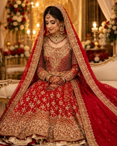 Pakistanische rote goldene - ,