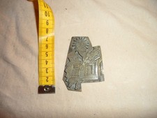 Messing Druckplatte Erntedank -- Biebel - Kelch - Kreuz - Feldfrüchte -