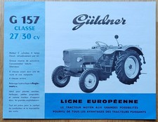 Güldner G 157 / G 25 Prospekt Traktor Schlepper für den Export