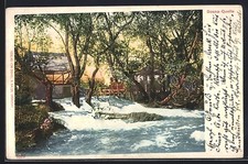 Ansichtskarte Bosna-Quelle im Sonnenschein 1903 