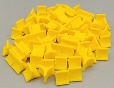 Parker - Risiko ( 1975 ) Ersatzteile: Konvolut aus Spielsteinen der Farbe GELB