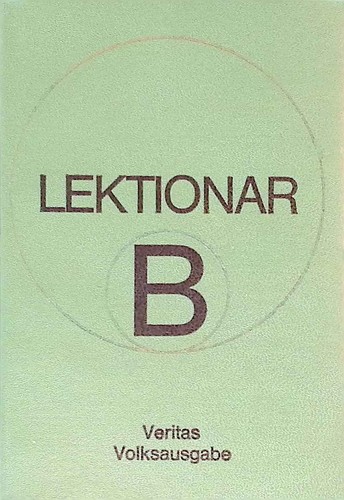Lektionar volksausgabe die - lektionar,