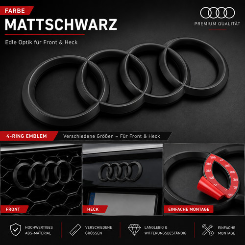 Audi ringe emblem - audi,