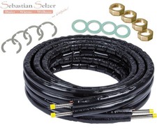 Solarleitung Edelstahlwellrohr