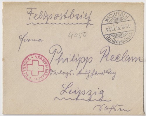 Brief feldpost 1916 - brief,