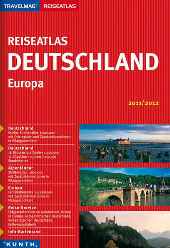 Reiseatlas deutschland europa - reiseatlas,
