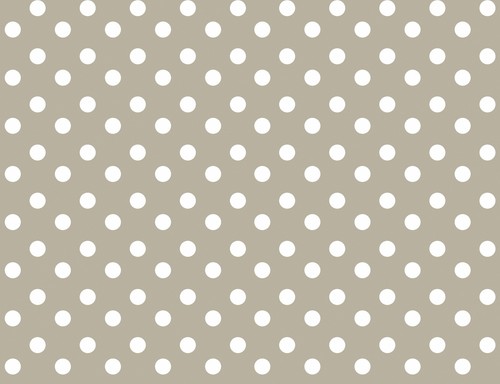 Pvc tischdecke dottie taupe - tischdecke,