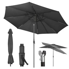 Sekey 350cm sonnenschirm - 350cm, mit